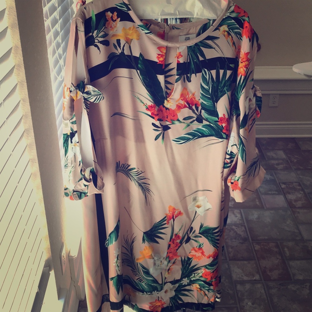 River island tropical dress